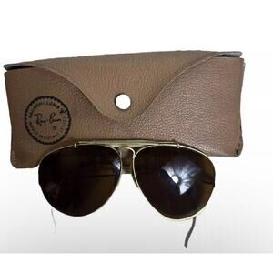 1960's 58MM Vintage B&L RAY BAN 1/10 12K GF G15 Outdoorsman Aviator Sunglasses